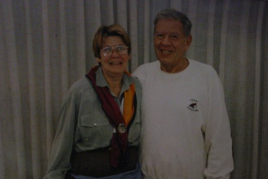 Ein Foto eines älteren Ehepaares