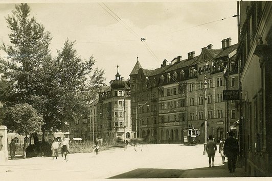 Eine Straße in Innsbruck