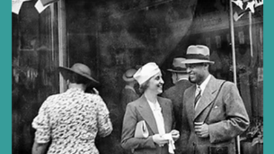 Mohamed Helmy mit seiner Verlobten Emmy Ernst Ende der 1930er-Jahre in Berlin