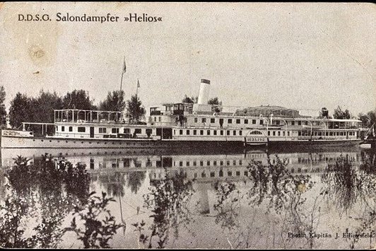 Aufnahme eines Salondampfers