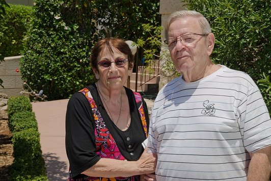 Ein älteres Ehepaar