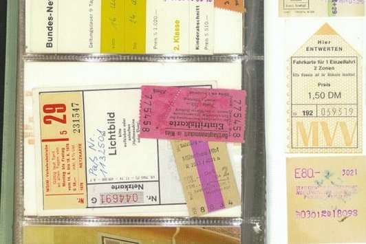 Ein Konvolut an Reisedokumenten