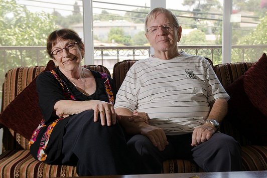 Ein älteres Ehepaar