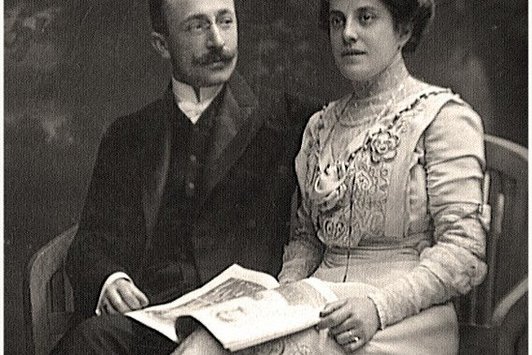 Hochzeitsfoto eines Ehepaares